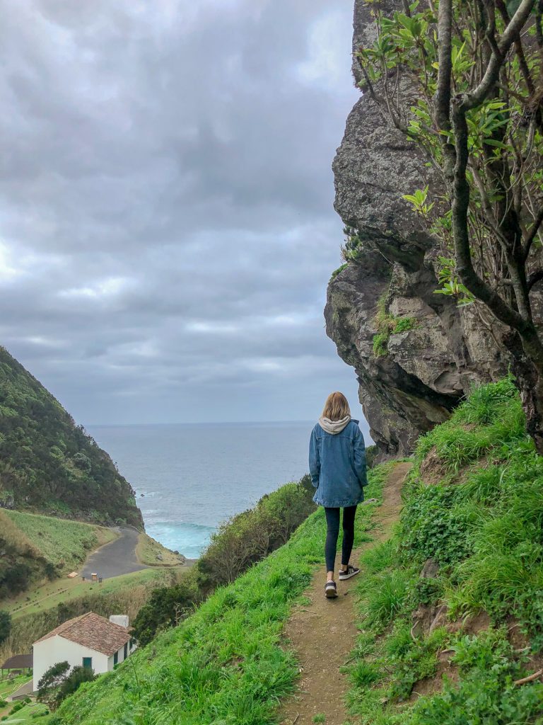 Sao Miguel Azore drumetie Queda de Água do Salto da Farinha