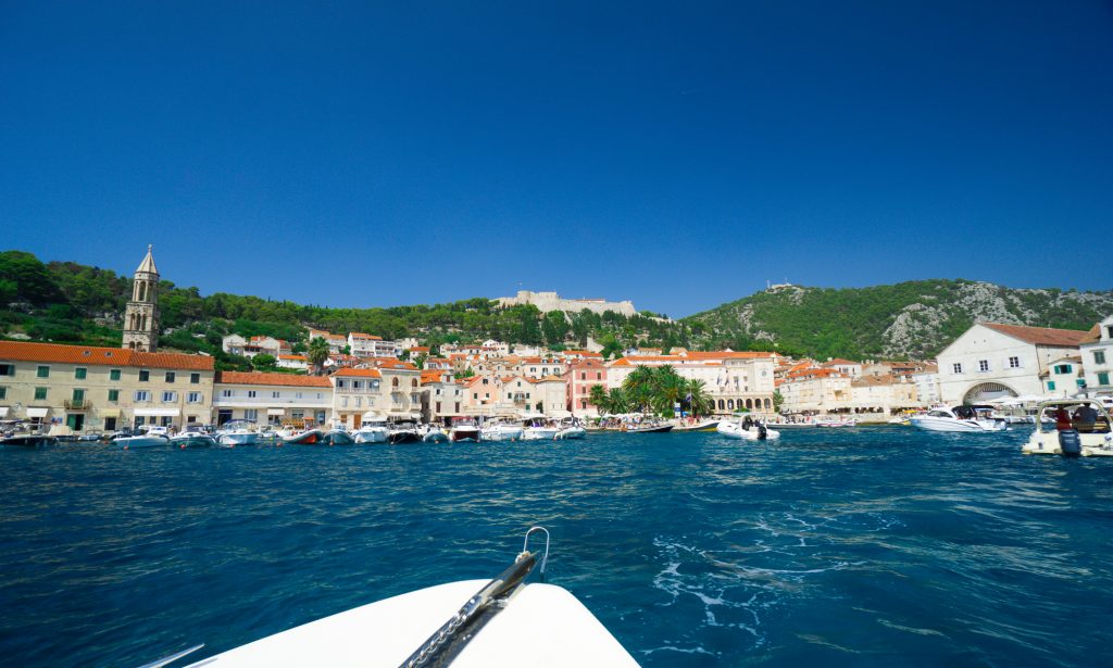 Port insula Hvar Croatia