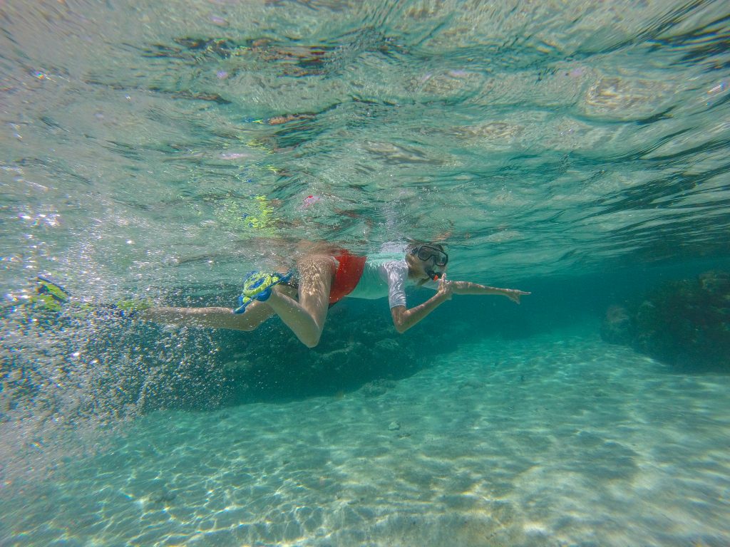 Croaziera Caraibe insula Caye Caulker Belize Snorkel