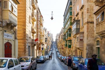Valletta Malta Strada Cladiri