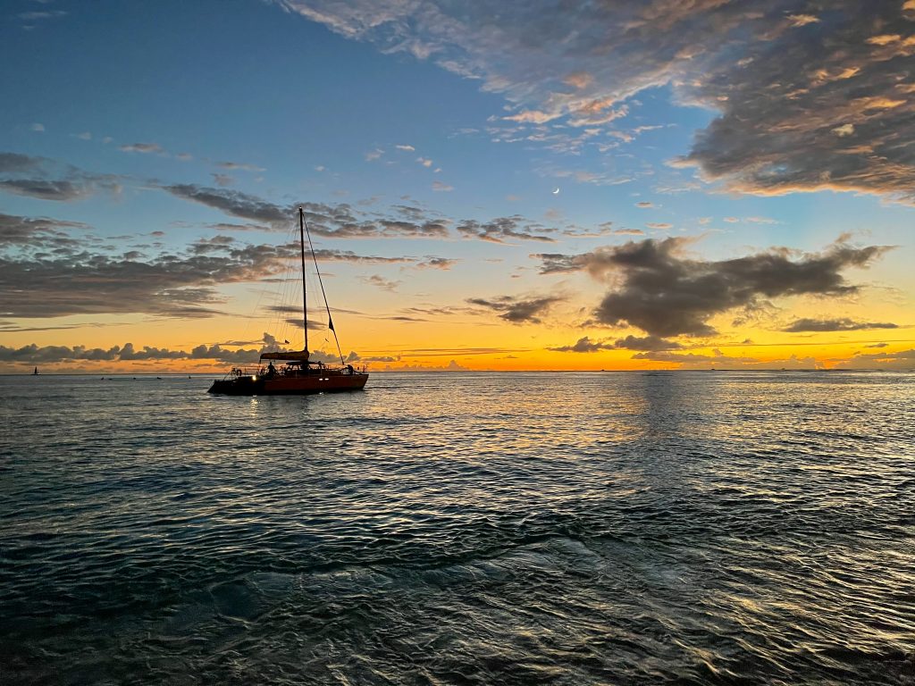 Plaja Waikiki, Oahu, Hawaii