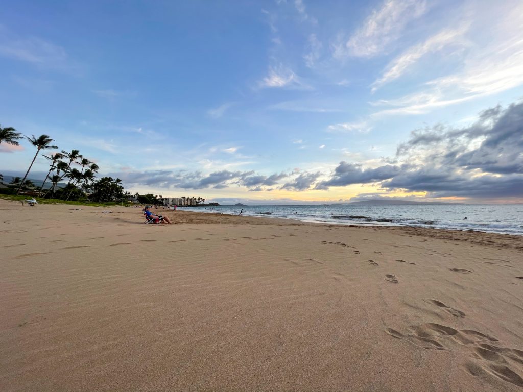 Plaja de vis pe insula Maui, Hawaii